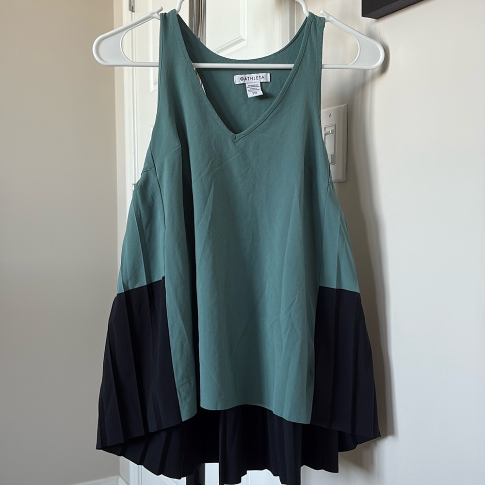 Athleta Pleated Tank Top